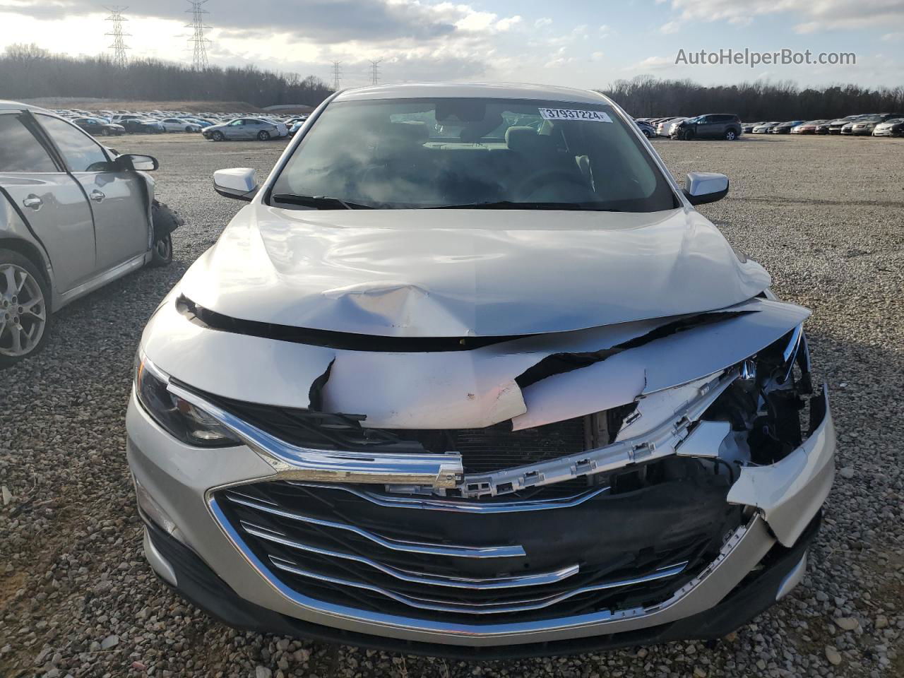 2021 Chevrolet Malibu Lt Silver vin: 1G1ZD5ST6MF010902