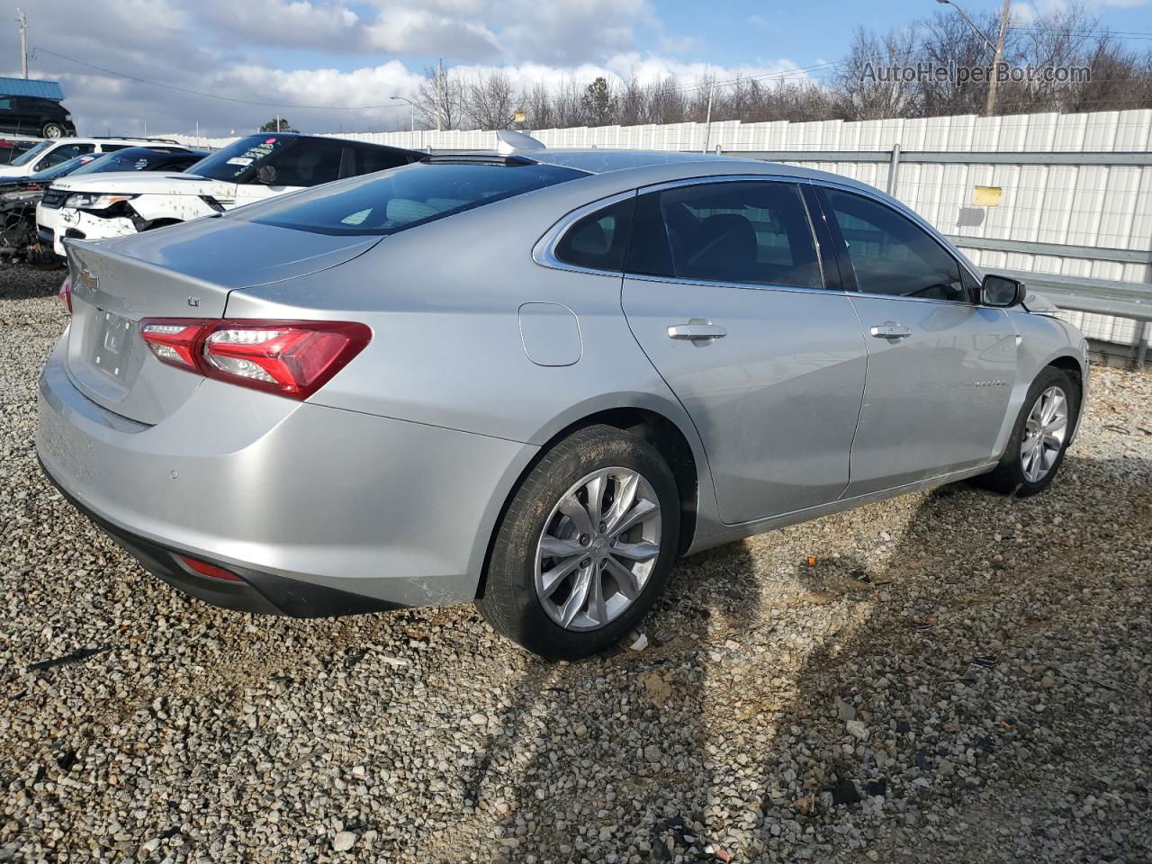 2021 Chevrolet Malibu Lt Silver vin: 1G1ZD5ST6MF010902