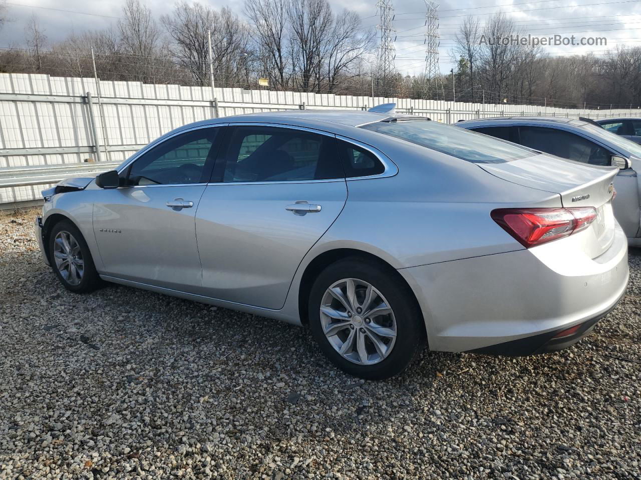 2021 Chevrolet Malibu Lt Silver vin: 1G1ZD5ST6MF010902