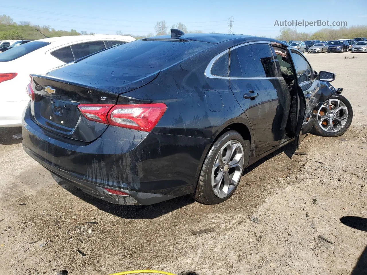 2021 Chevrolet Malibu Lt Black vin: 1G1ZD5ST6MF024542