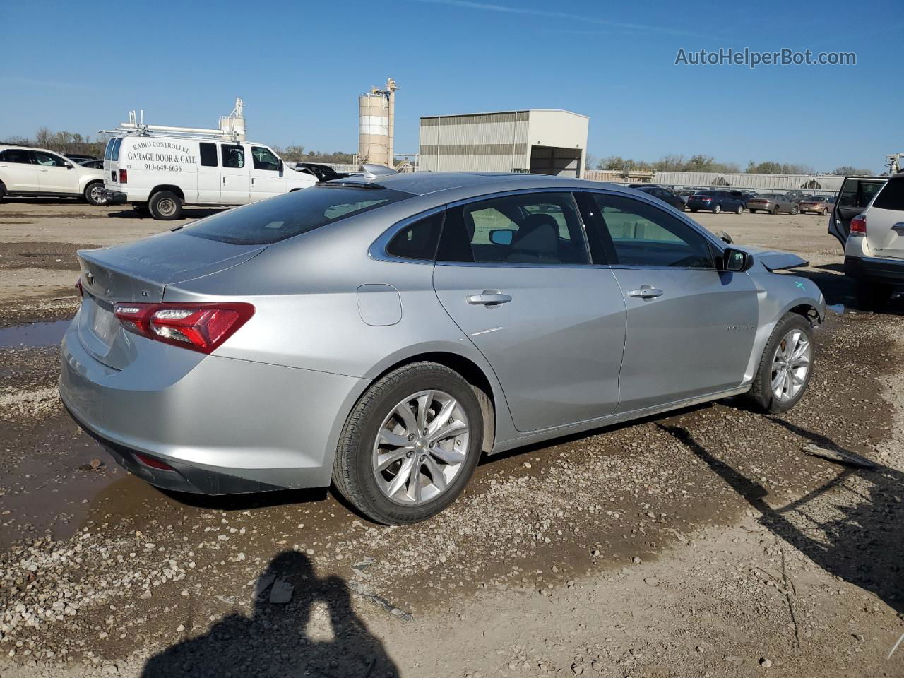 2021 Chevrolet Malibu Lt Silver vin: 1G1ZD5ST6MF028994