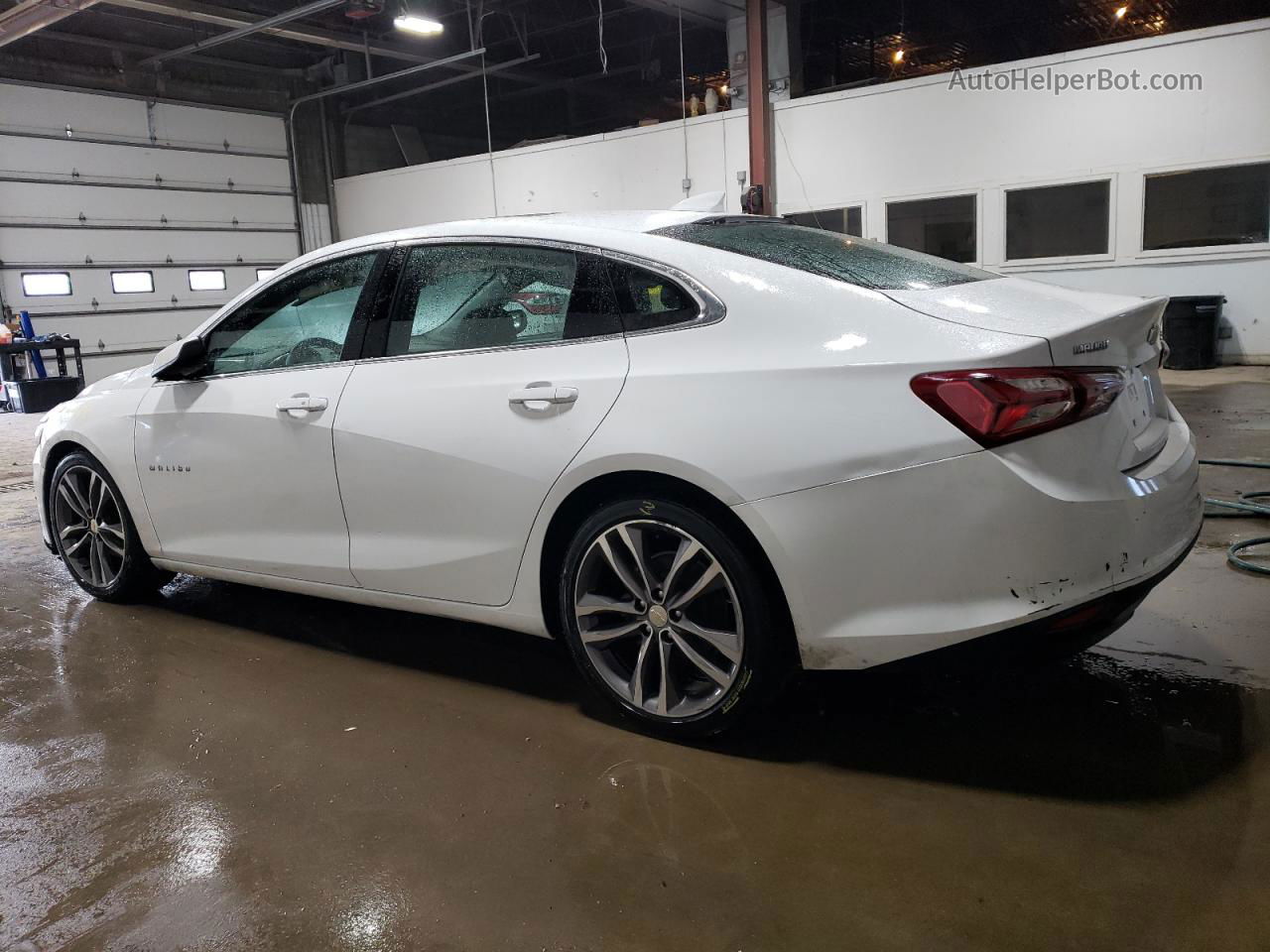 2021 Chevrolet Malibu Lt White vin: 1G1ZD5ST6MF043186