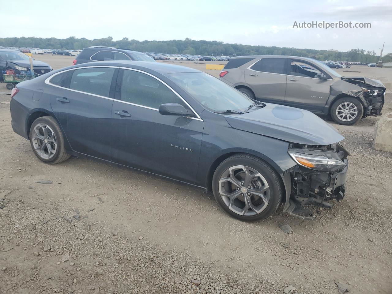 2021 Chevrolet Malibu Lt Серый vin: 1G1ZD5ST6MF060022