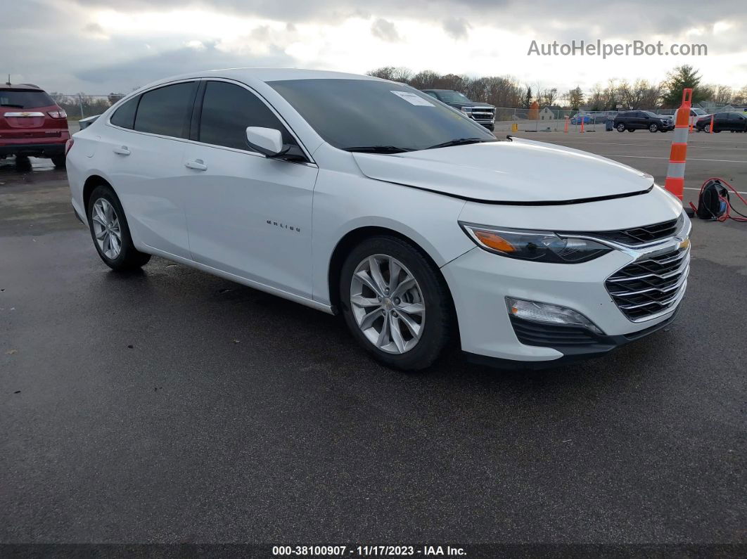 2021 Chevrolet Malibu Fwd Lt White vin: 1G1ZD5ST6MF063101