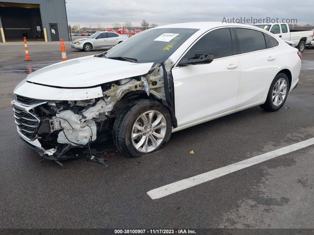 2021 Chevrolet Malibu Fwd Lt Белый vin: 1G1ZD5ST6MF063101