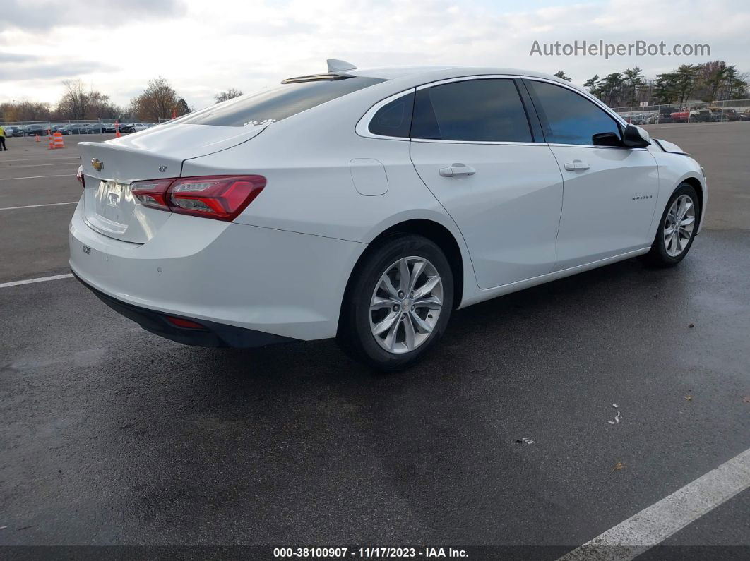 2021 Chevrolet Malibu Fwd Lt Белый vin: 1G1ZD5ST6MF063101