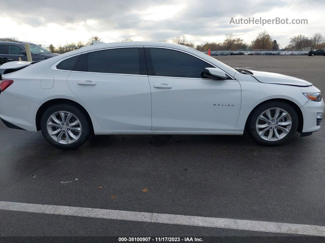 2021 Chevrolet Malibu Fwd Lt Белый vin: 1G1ZD5ST6MF063101