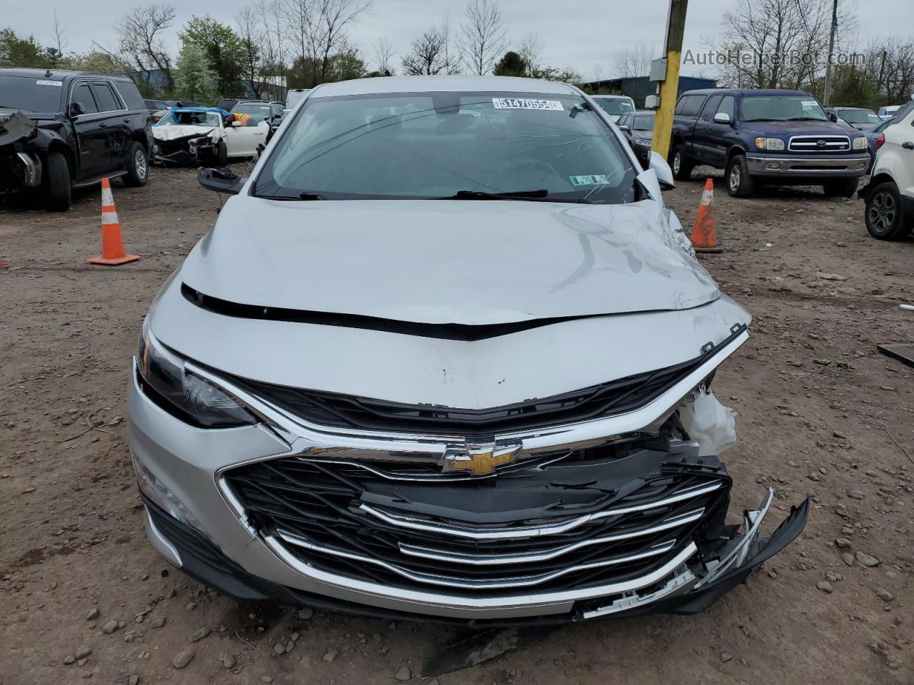 2021 Chevrolet Malibu Lt Серебряный vin: 1G1ZD5ST6MF063776