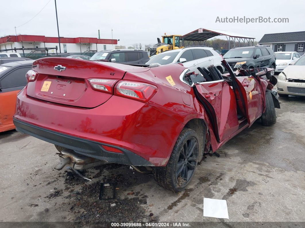 2021 Chevrolet Malibu Fwd Lt Red vin: 1G1ZD5ST6MF084398