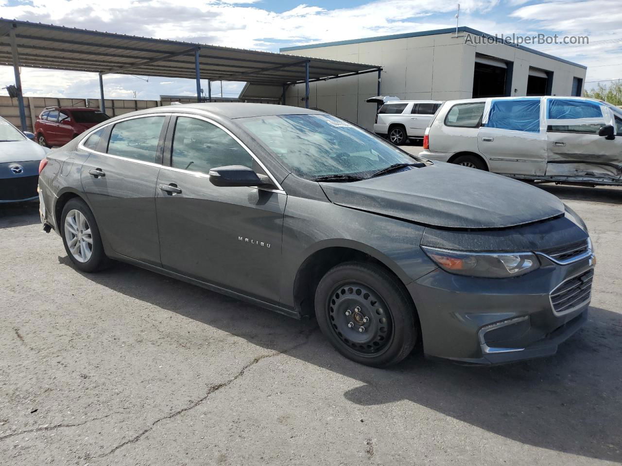 2018 Chevrolet Malibu Lt Gray vin: 1G1ZD5ST7JF126444