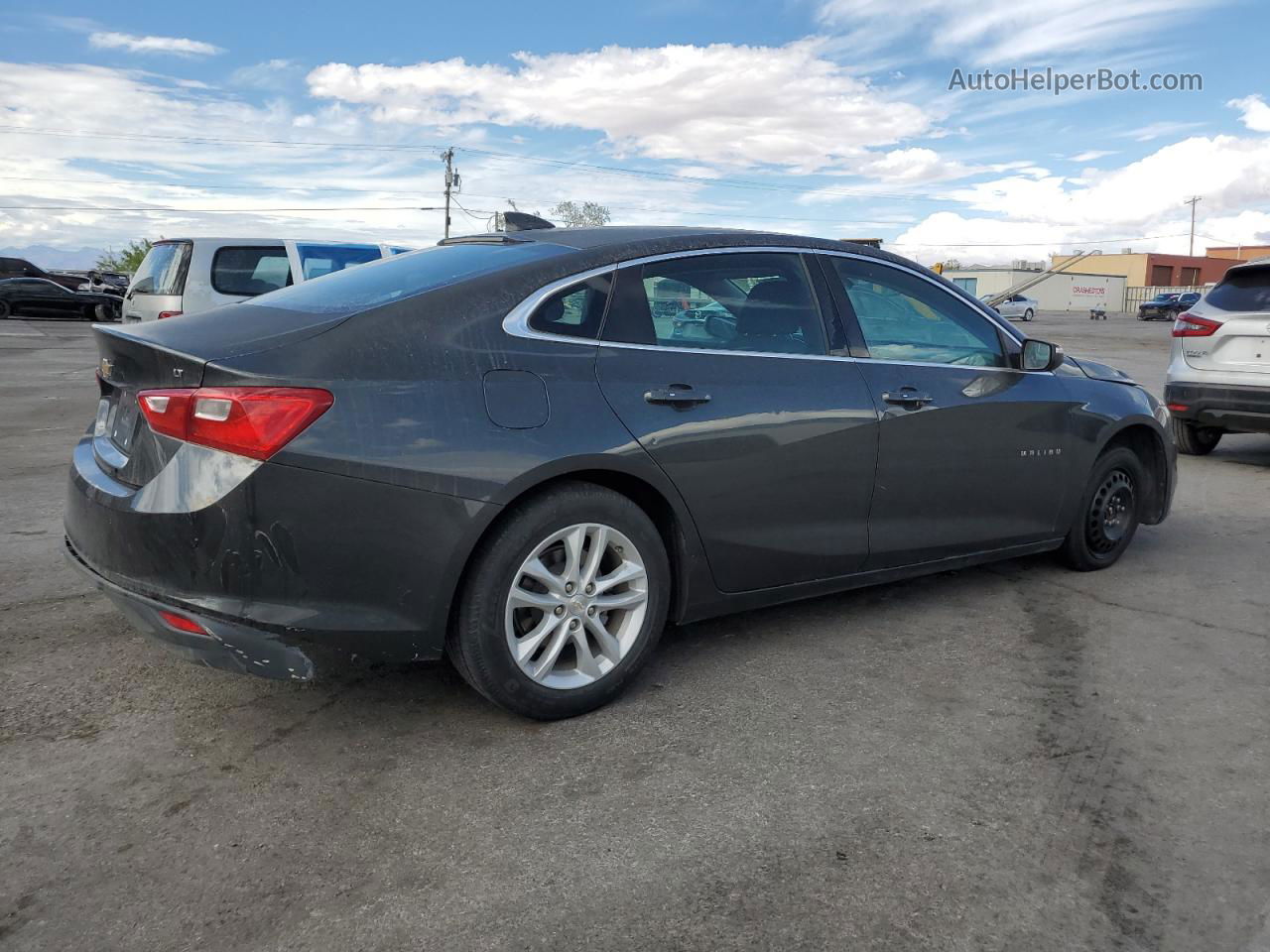 2018 Chevrolet Malibu Lt Gray vin: 1G1ZD5ST7JF126444