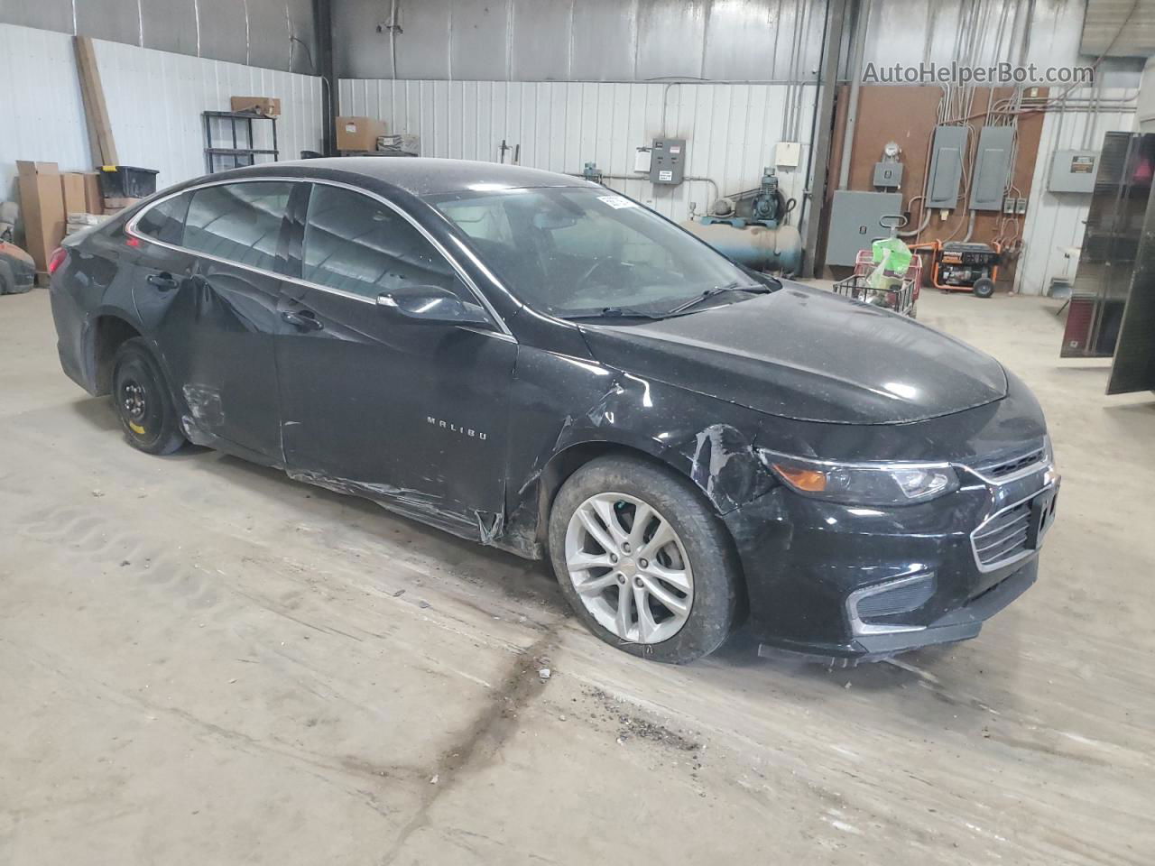 2018 Chevrolet Malibu Lt Black vin: 1G1ZD5ST7JF135130