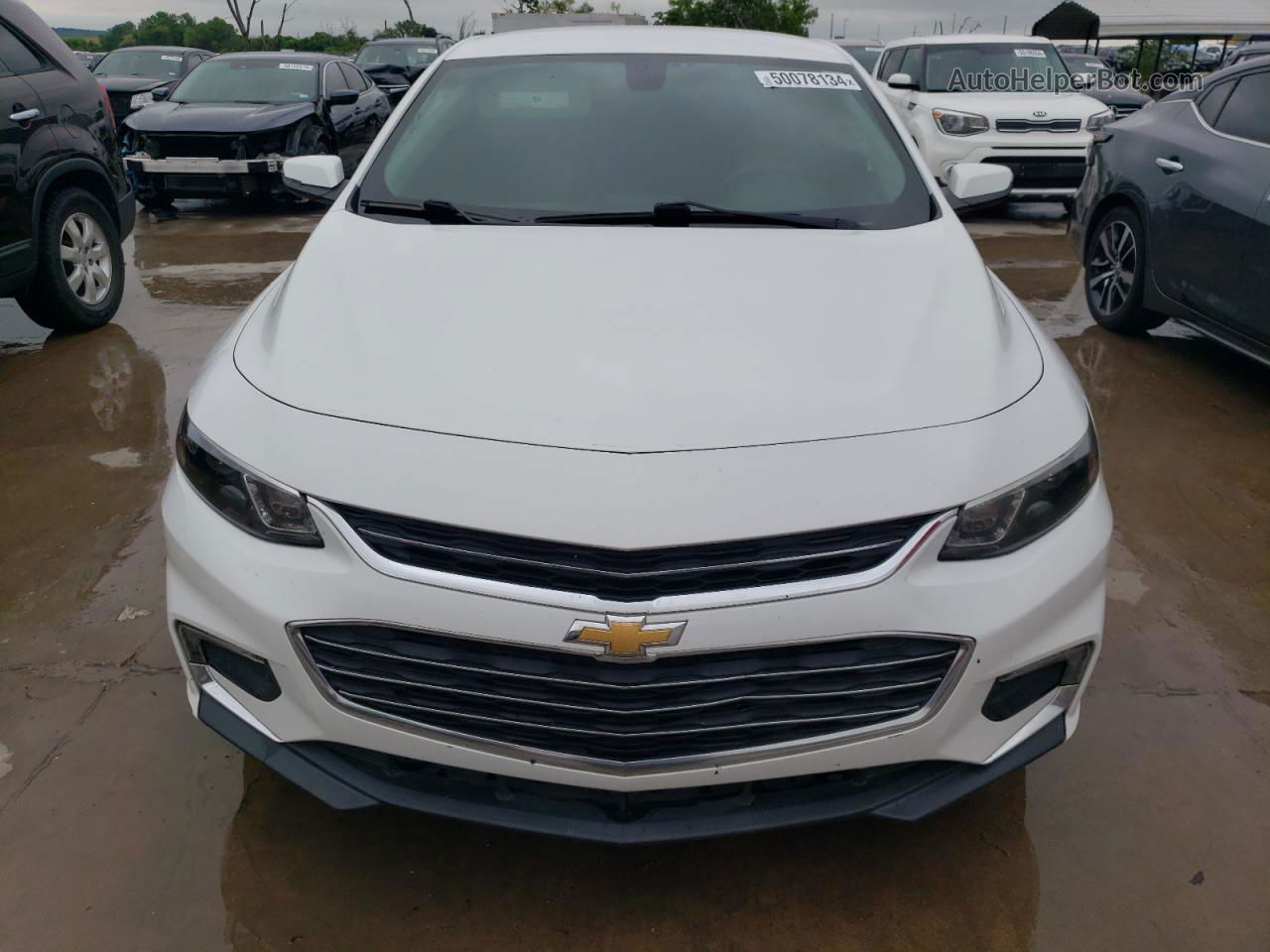 2018 Chevrolet Malibu Lt White vin: 1G1ZD5ST7JF158570