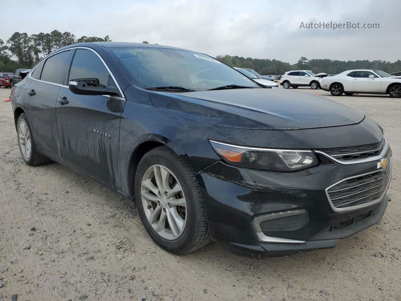 2018 Chevrolet Malibu Lt Black vin: 1G1ZD5ST7JF162344