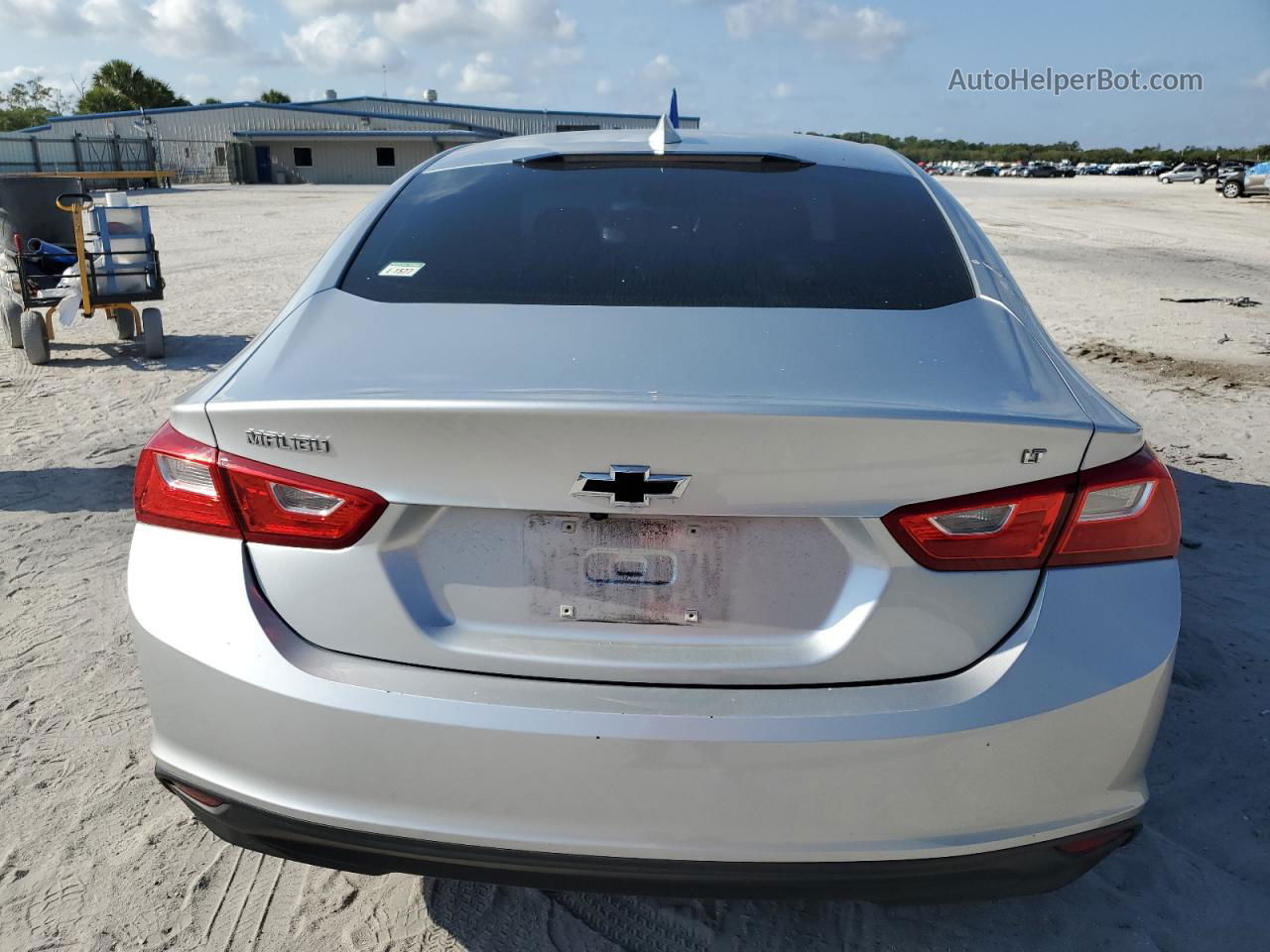 2018 Chevrolet Malibu Lt Silver vin: 1G1ZD5ST7JF182853