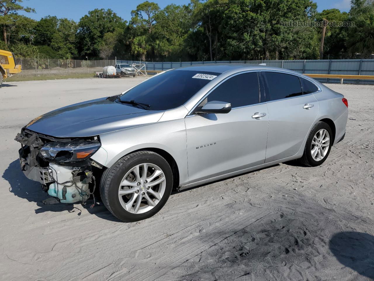 2018 Chevrolet Malibu Lt Silver vin: 1G1ZD5ST7JF182853