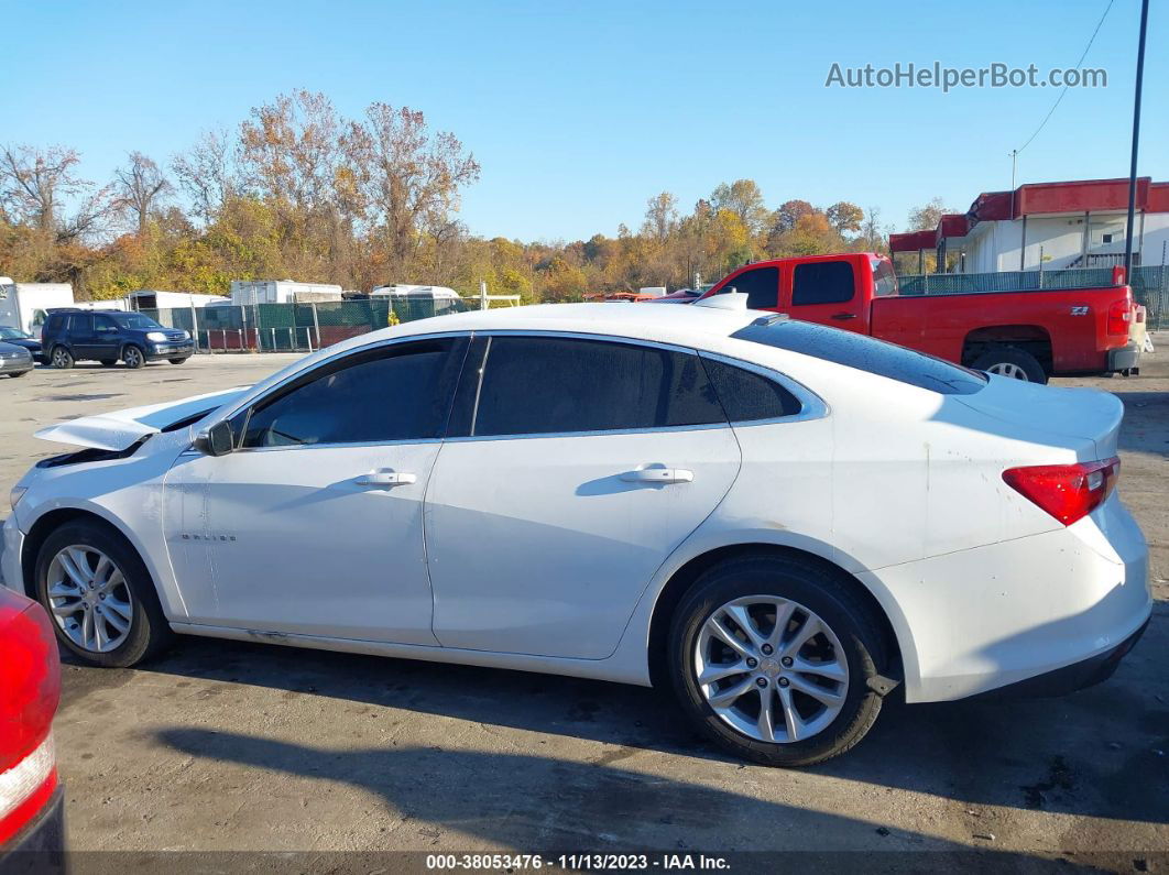 2018 Chevrolet Malibu Lt White vin: 1G1ZD5ST7JF184604