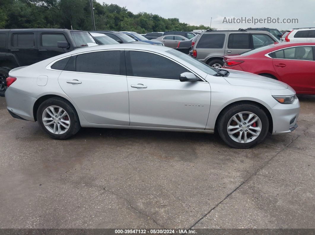 2018 Chevrolet Malibu Lt Silver vin: 1G1ZD5ST7JF198633