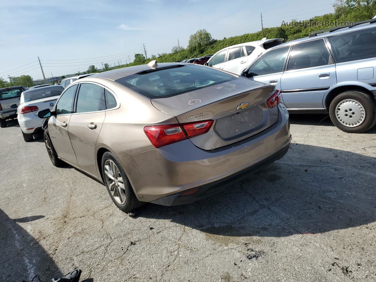 2018 Chevrolet Malibu Lt Золотой vin: 1G1ZD5ST7JF234465