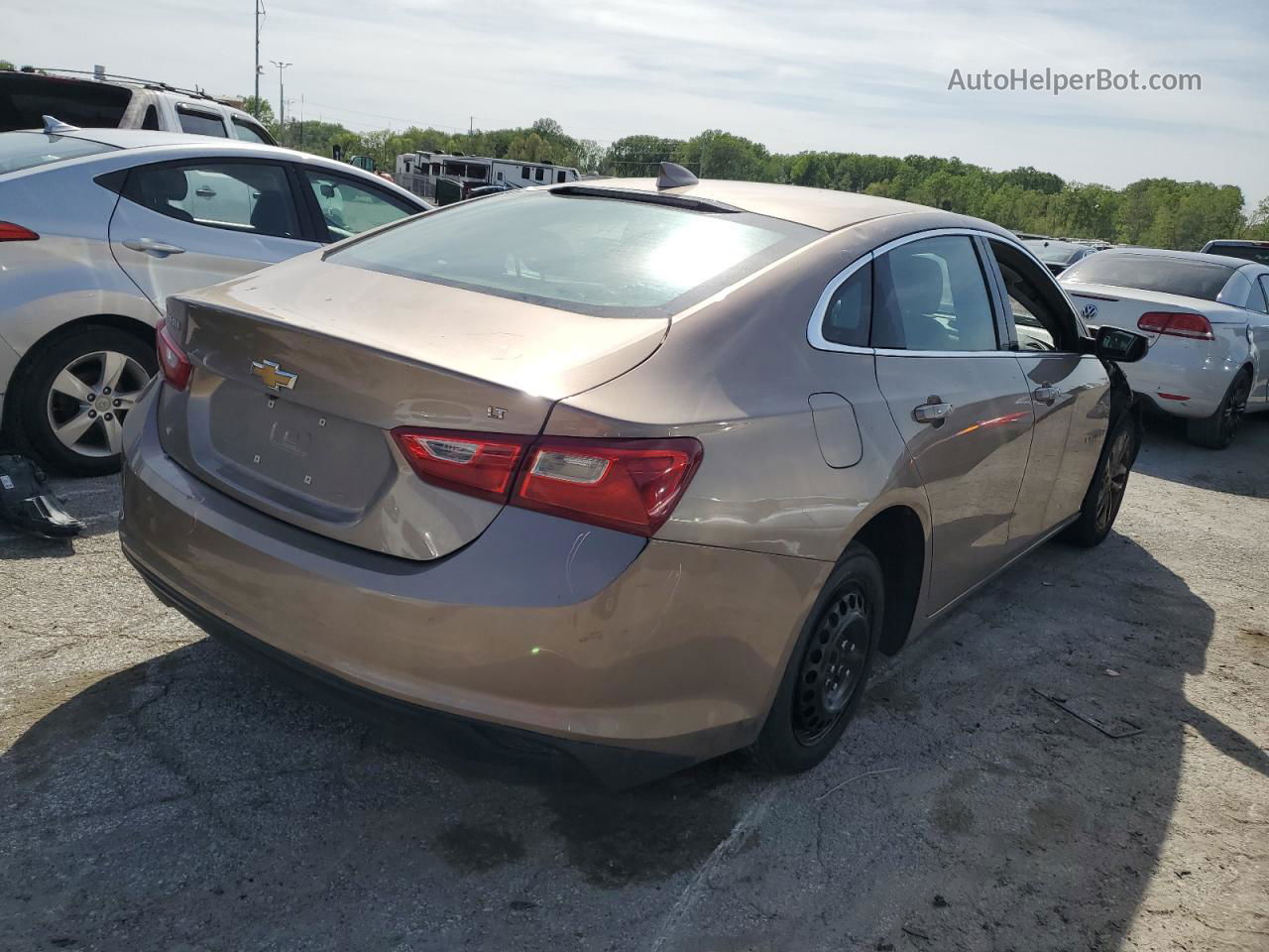 2018 Chevrolet Malibu Lt Gold vin: 1G1ZD5ST7JF234465