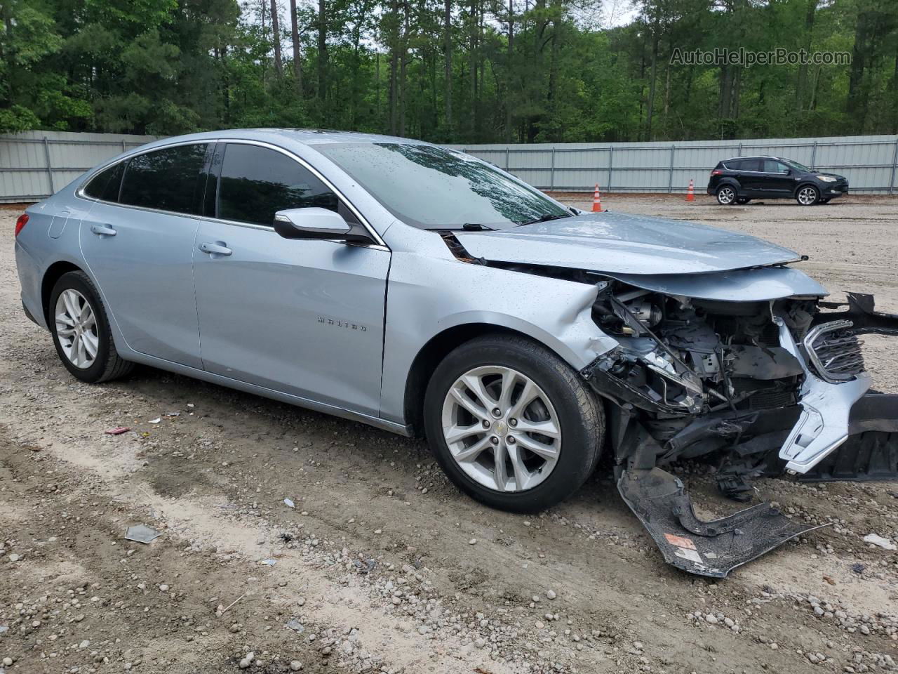 2018 Chevrolet Malibu Lt Бирюзовый vin: 1G1ZD5ST7JF238192