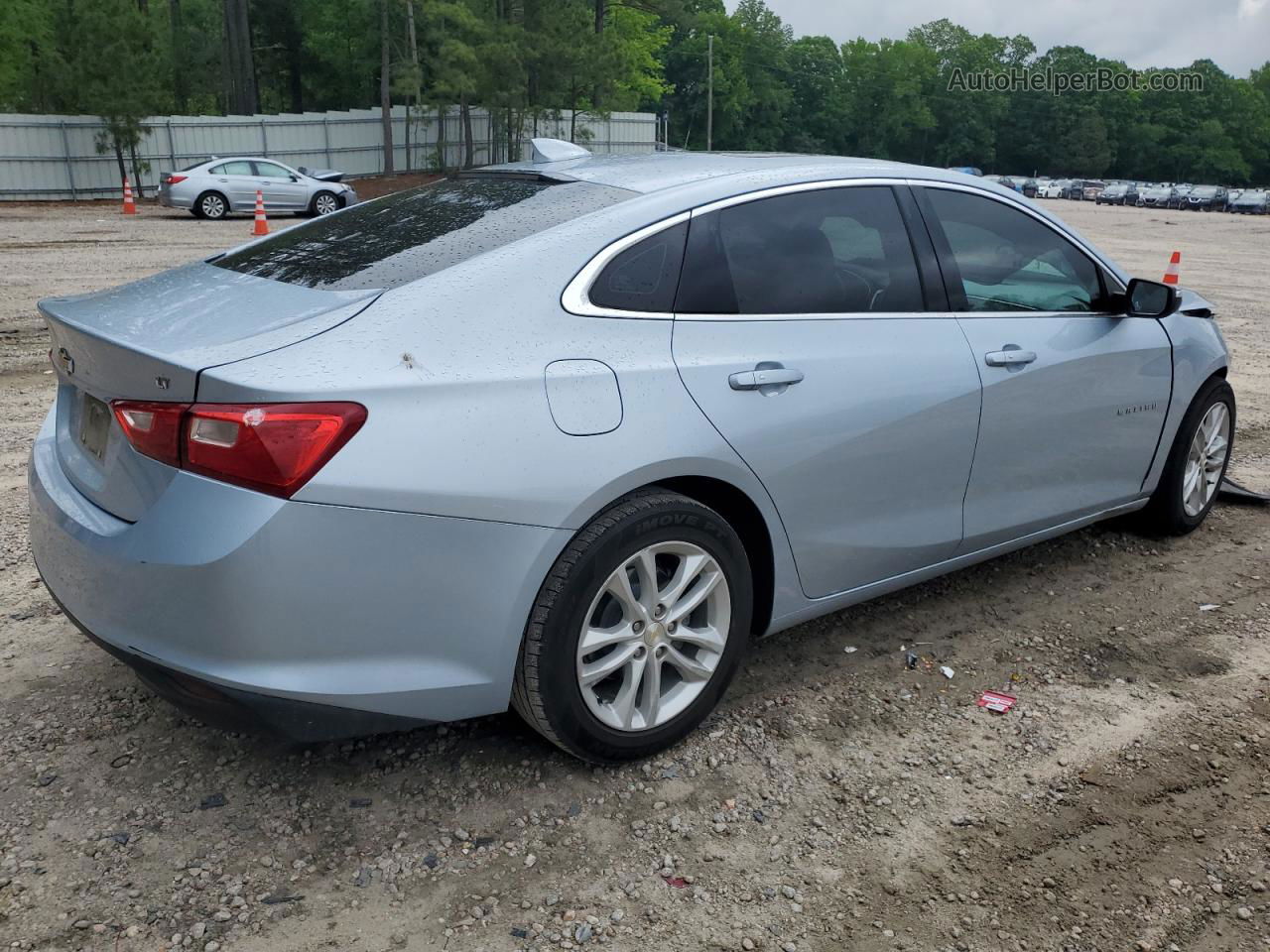 2018 Chevrolet Malibu Lt Бирюзовый vin: 1G1ZD5ST7JF238192