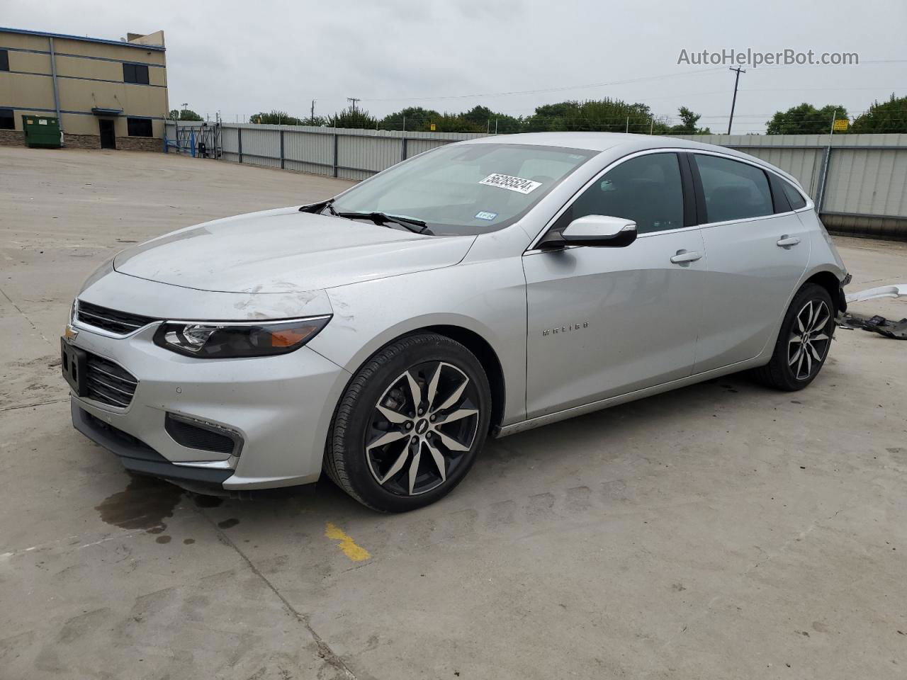 2018 Chevrolet Malibu Lt Silver vin: 1G1ZD5ST7JF278420