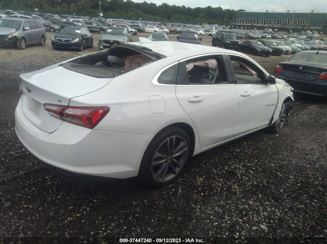 2021 Chevrolet Malibu Fwd Lt Белый vin: 1G1ZD5ST7MF005871