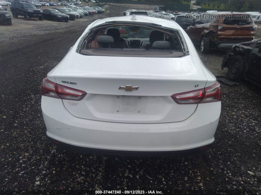 2021 Chevrolet Malibu Fwd Lt White vin: 1G1ZD5ST7MF005871