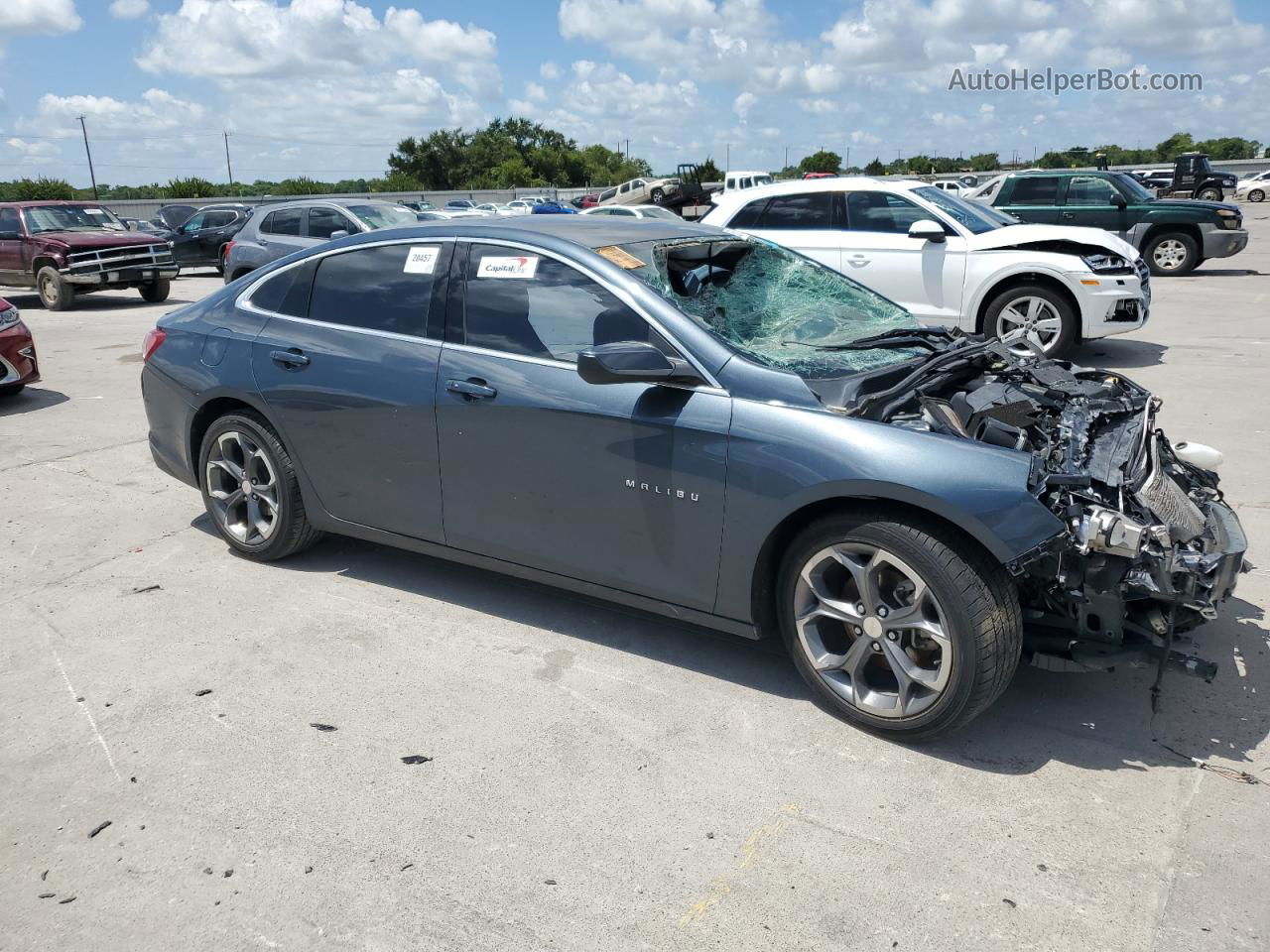 2021 Chevrolet Malibu Lt Угольный vin: 1G1ZD5ST7MF013341