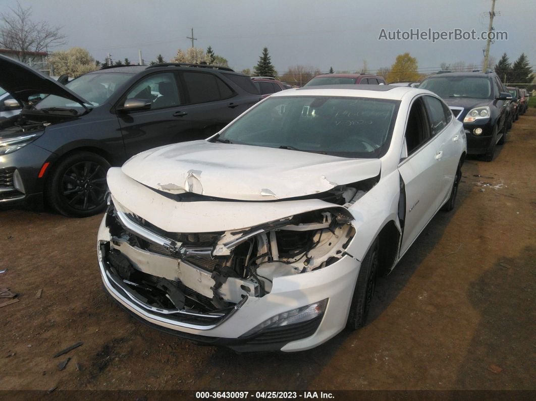 2021 Chevrolet Malibu Lt White vin: 1G1ZD5ST7MF015820