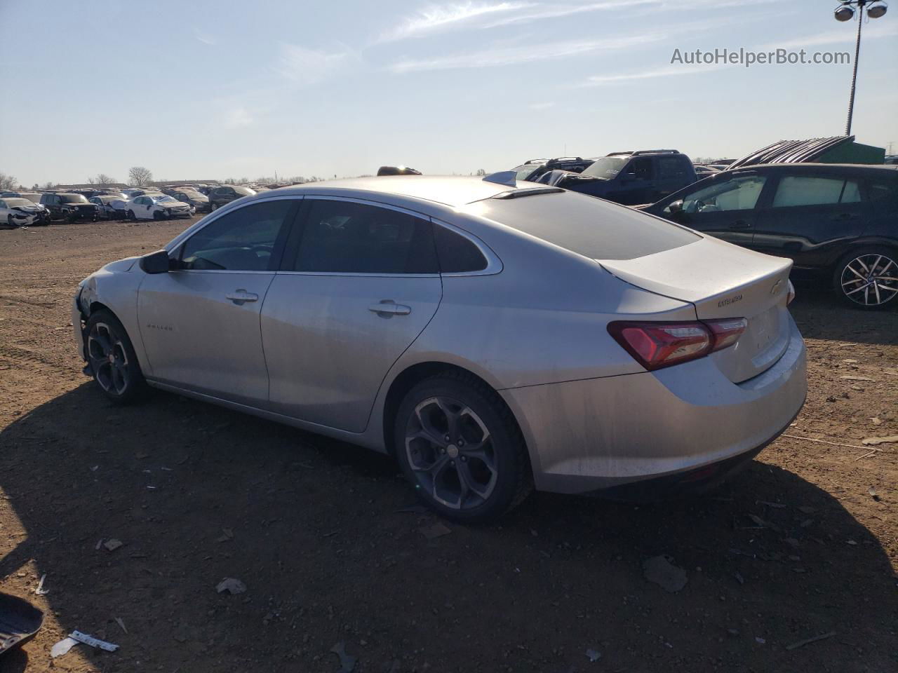 2021 Chevrolet Malibu Lt Silver vin: 1G1ZD5ST7MF021665