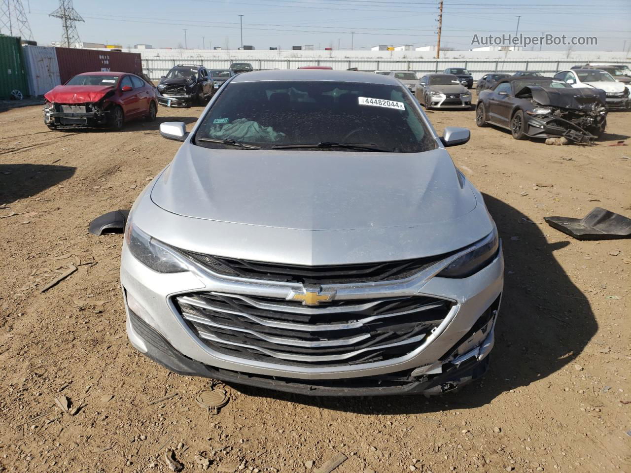 2021 Chevrolet Malibu Lt Silver vin: 1G1ZD5ST7MF021665