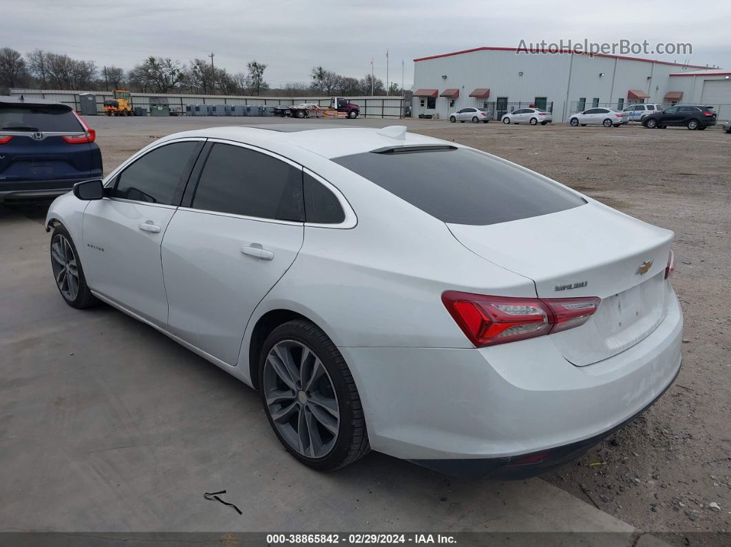 2021 Chevrolet Malibu Fwd Lt White vin: 1G1ZD5ST7MF021696