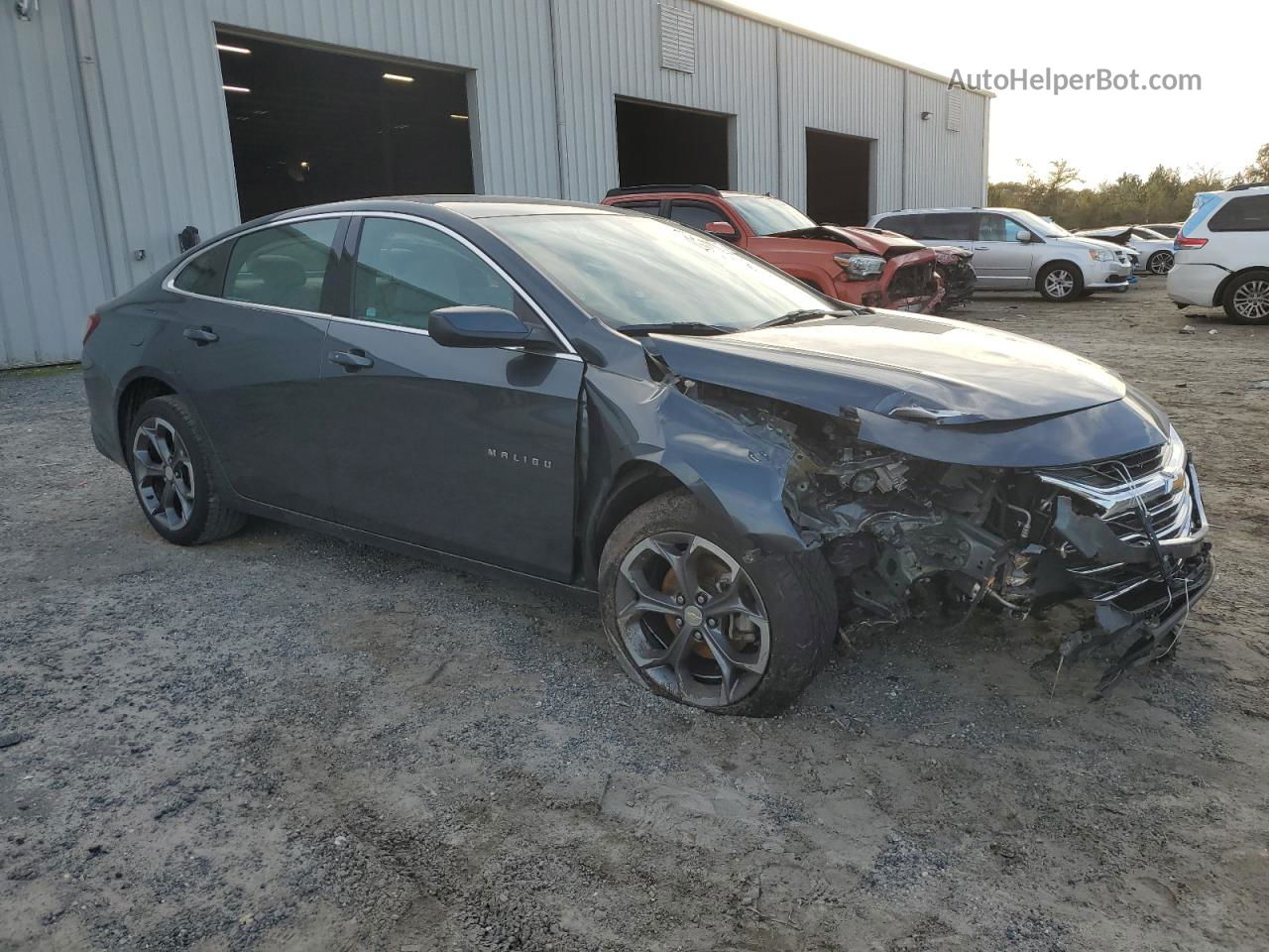 2021 Chevrolet Malibu Lt Серый vin: 1G1ZD5ST7MF026588