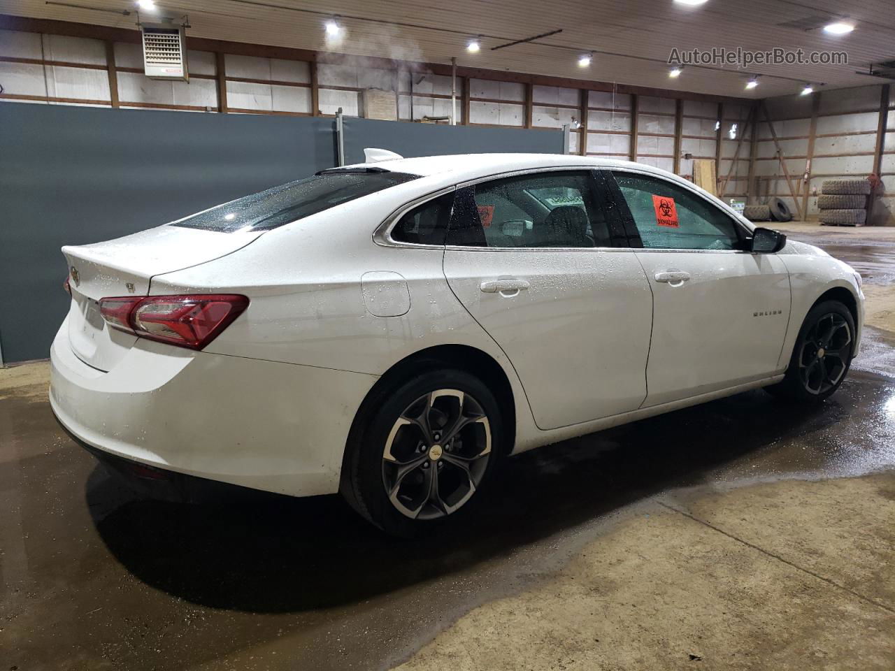 2021 Chevrolet Malibu Lt Белый vin: 1G1ZD5ST7MF060787