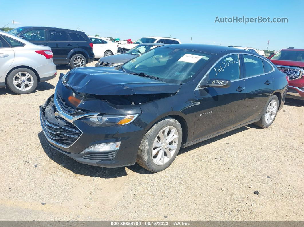 2021 Chevrolet Malibu Fwd Lt Черный vin: 1G1ZD5ST7MF069148