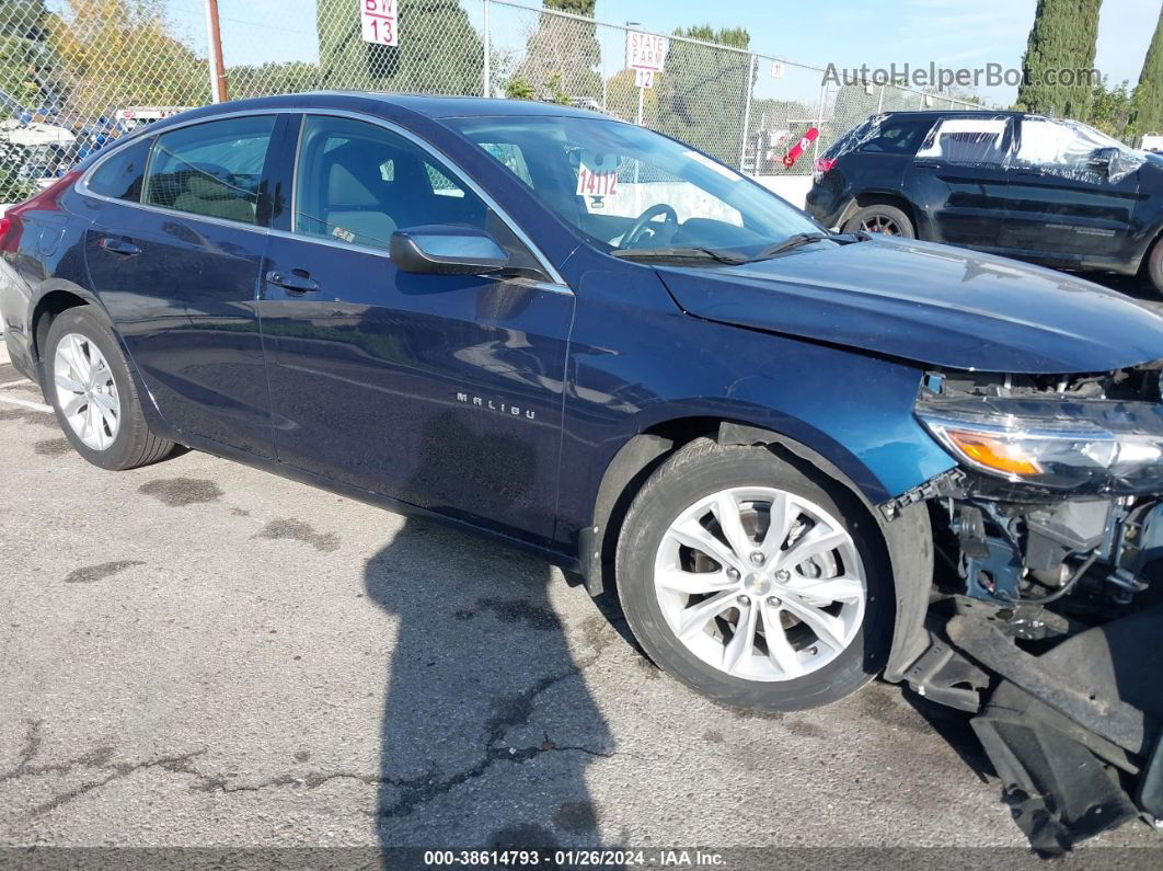 2021 Chevrolet Malibu Fwd Lt Синий vin: 1G1ZD5ST7MF077458