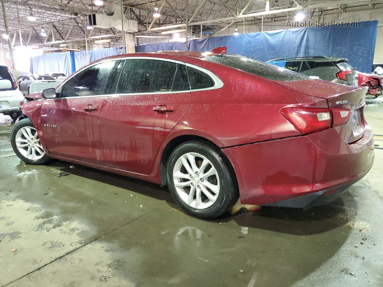 2018 Chevrolet Malibu Lt Red vin: 1G1ZD5ST8JF116828