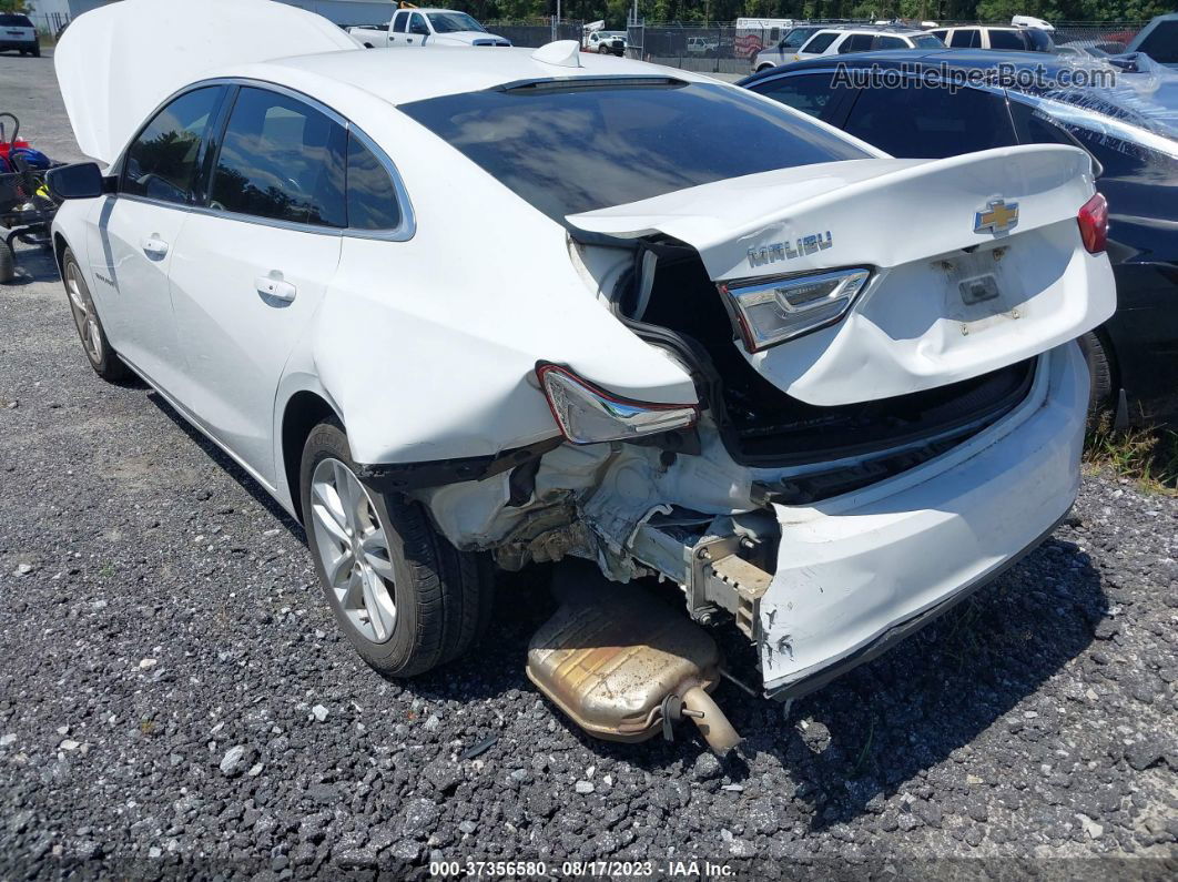 2018 Chevrolet Malibu Lt White vin: 1G1ZD5ST8JF121463