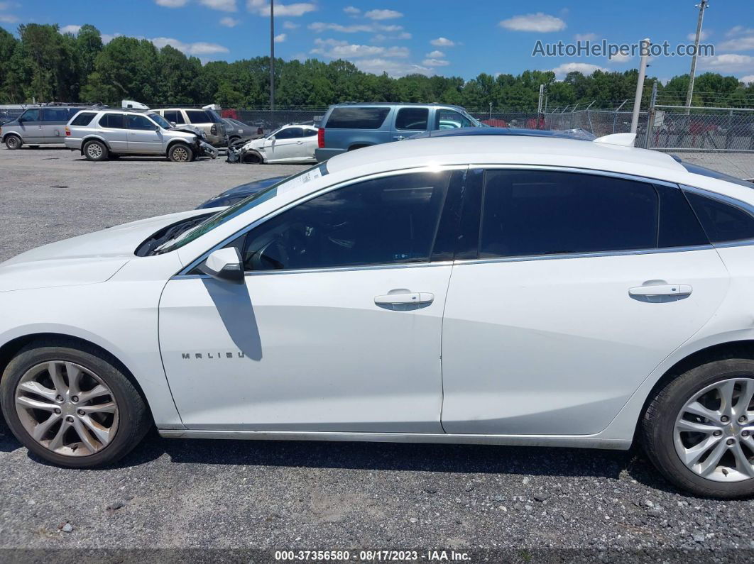 2018 Chevrolet Malibu Lt White vin: 1G1ZD5ST8JF121463