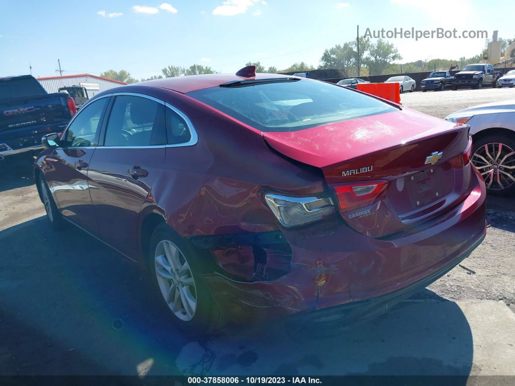 2018 Chevrolet Malibu Lt Maroon vin: 1G1ZD5ST8JF135783