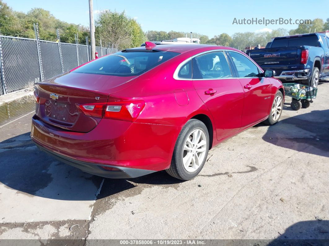 2018 Chevrolet Malibu Lt Maroon vin: 1G1ZD5ST8JF135783