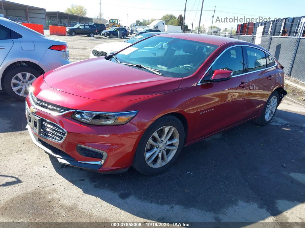 2018 Chevrolet Malibu Lt Maroon vin: 1G1ZD5ST8JF135783