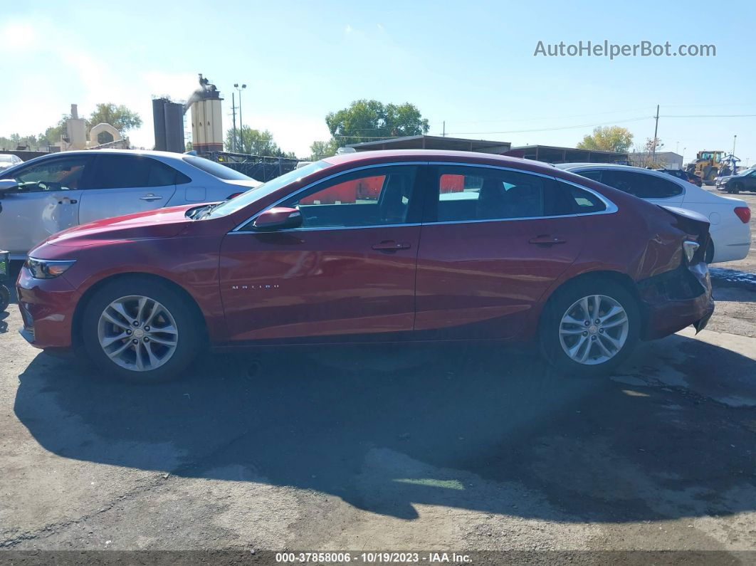 2018 Chevrolet Malibu Lt Maroon vin: 1G1ZD5ST8JF135783