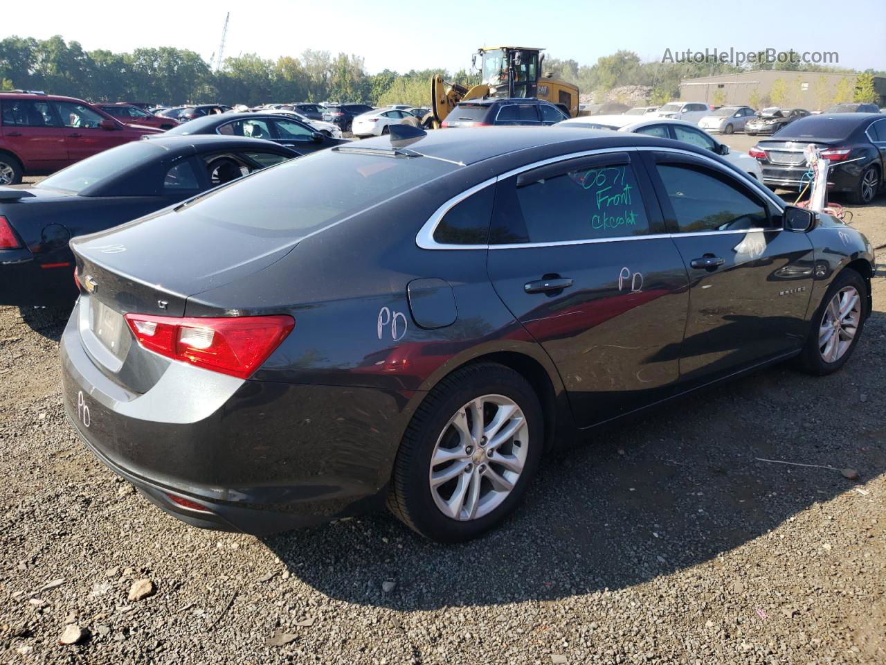 2018 Chevrolet Malibu Lt Gray vin: 1G1ZD5ST8JF173255