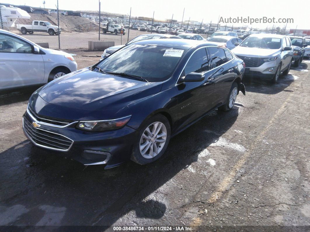 2018 Chevrolet Malibu Lt Dark Blue vin: 1G1ZD5ST8JF173403