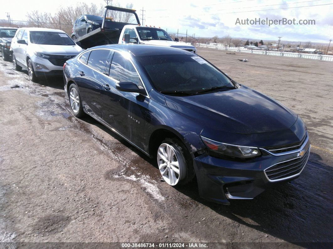 2018 Chevrolet Malibu Lt Dark Blue vin: 1G1ZD5ST8JF173403