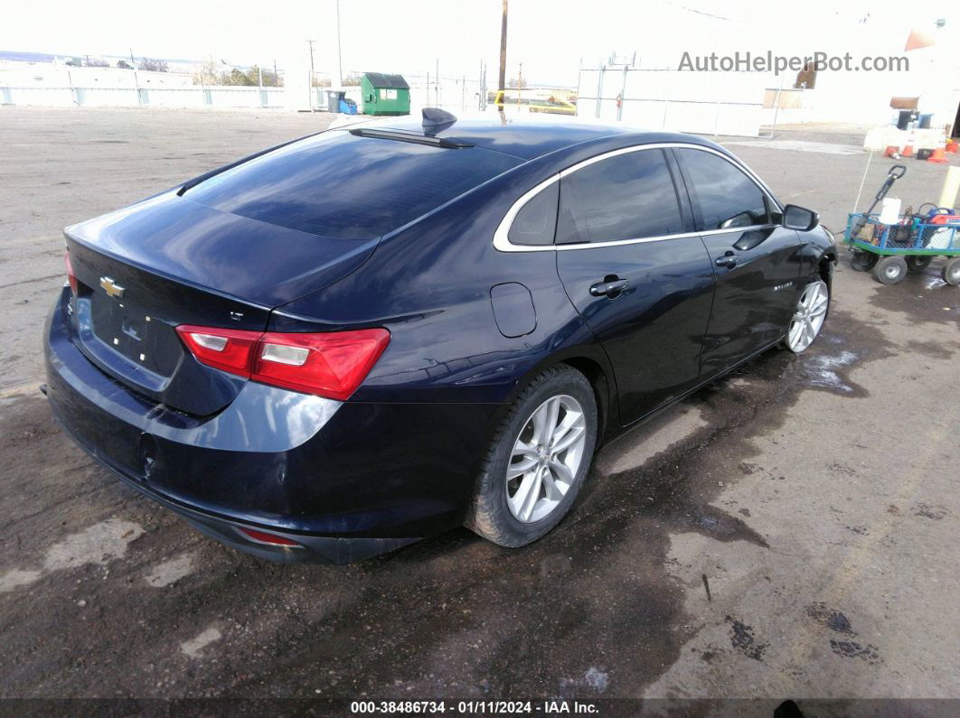 2018 Chevrolet Malibu Lt Dark Blue vin: 1G1ZD5ST8JF173403