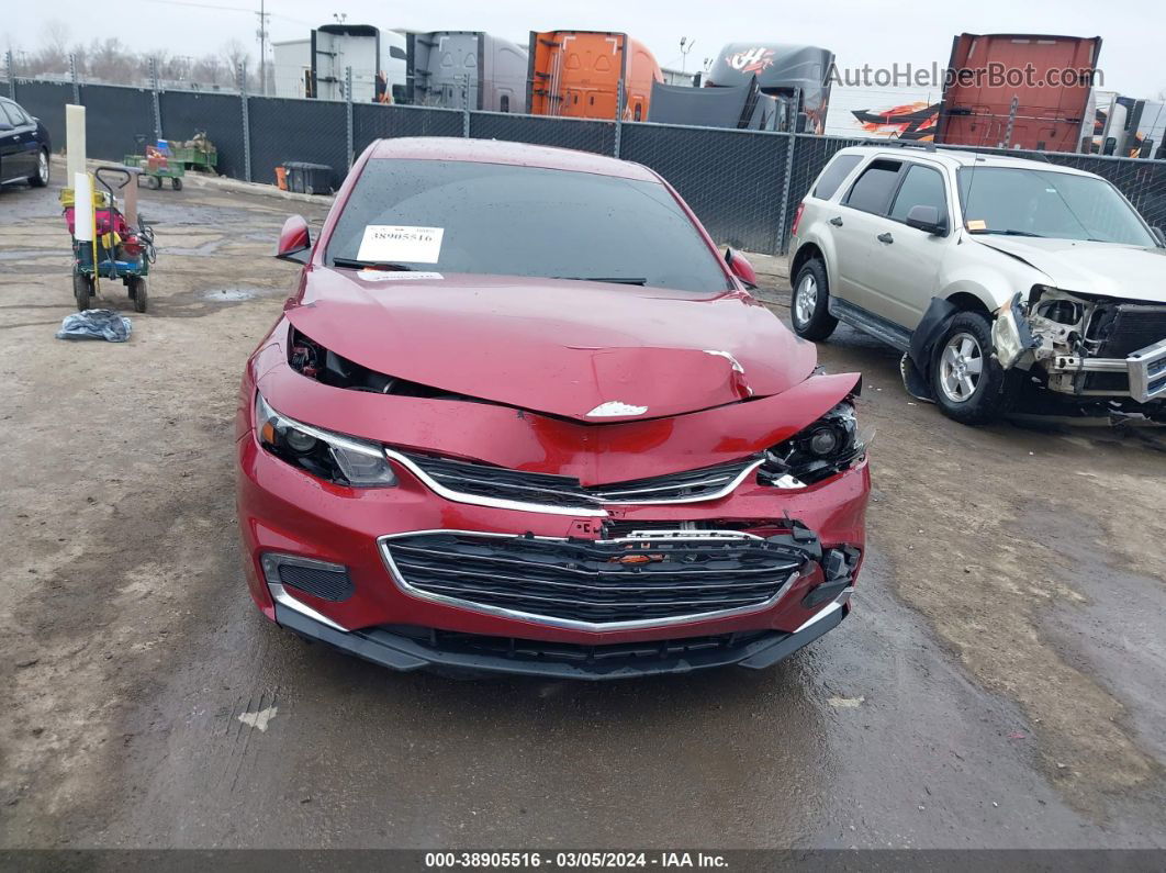 2018 Chevrolet Malibu Lt Red vin: 1G1ZD5ST8JF258127